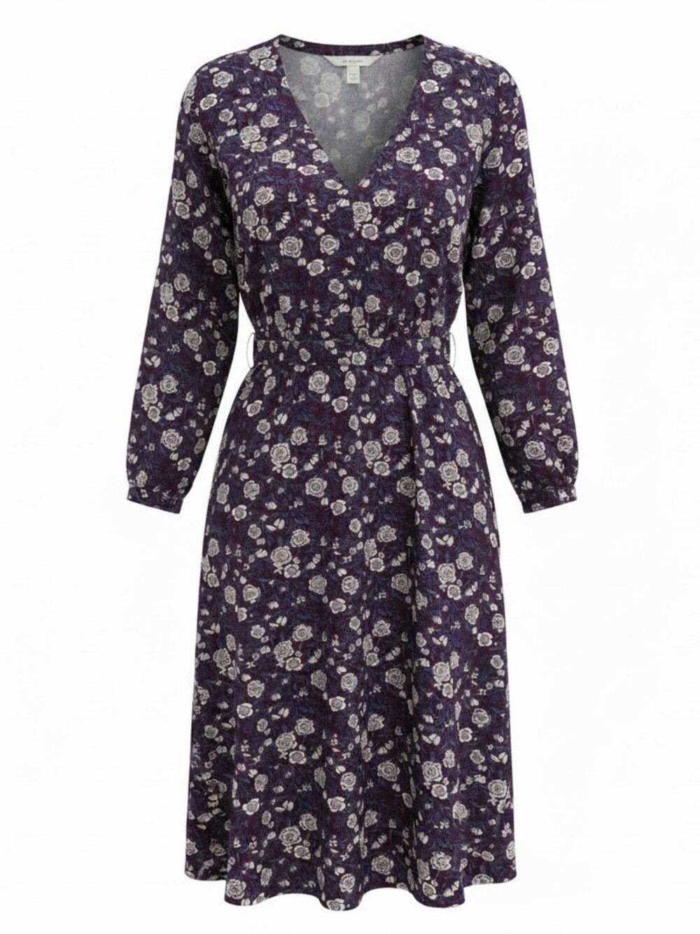41 Hawthorn Floral Long-Sleeve Dress - Size Medium